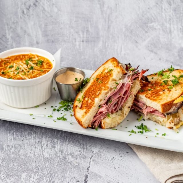 New York Style Reuben Panini.
