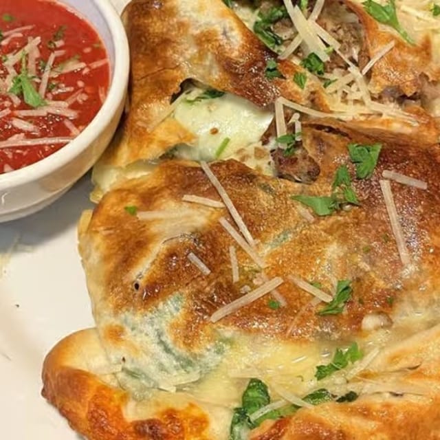 Glutton Calzone.